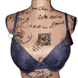 Youmita India Ink Lace Demi 40C Bra NWT